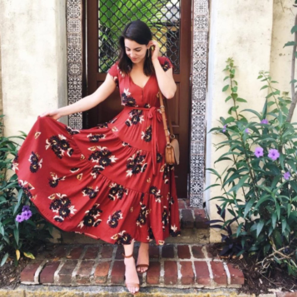 NWT Free People All I Got dress in red size 6